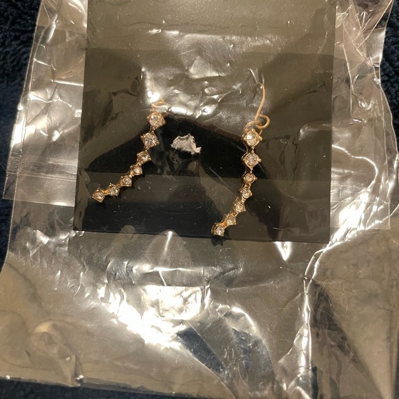 NWT fun constellation pattern drop crystal earrings - Picture 1 of 4